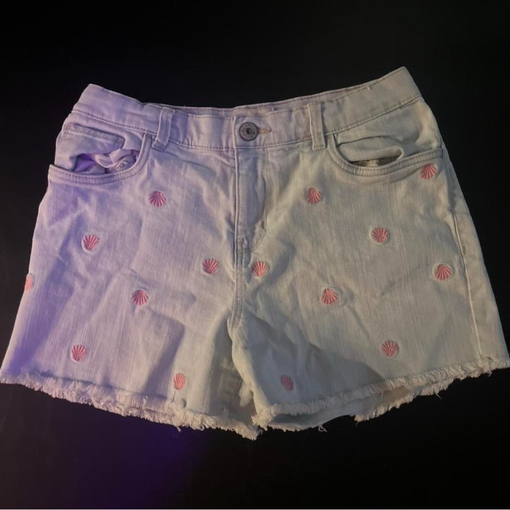 Light Blue Denim Shorts